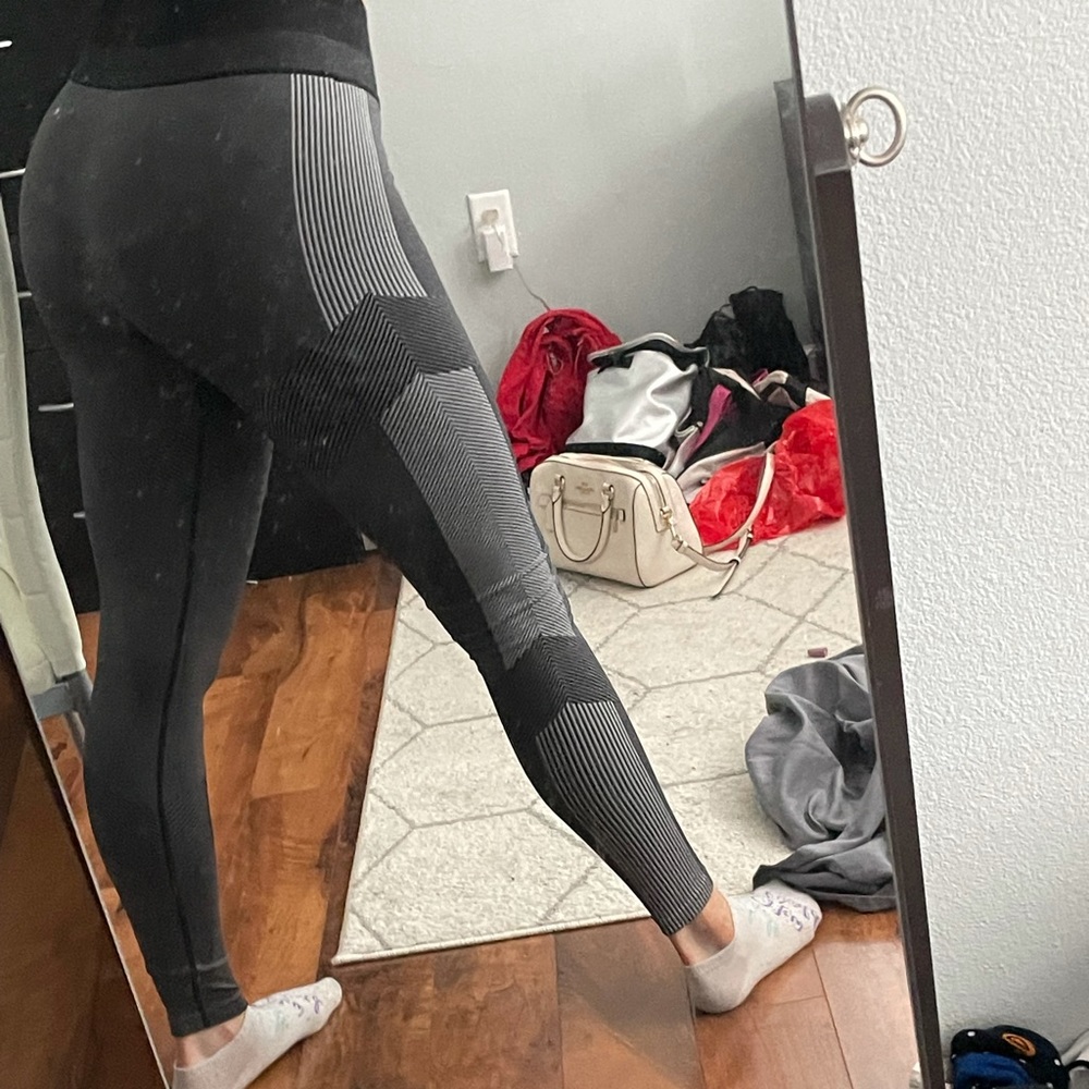 Fashion Nova Grey Contour Leggings